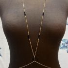 clara bodychain Unique Handmade Upcycled Jewelry The D.A.M Designs Sustainable Eco-friendly