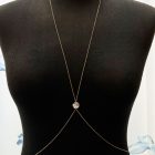crystalline bodychain Unique Handmade Upcycled Jewelry The D.A.M Designs Sustainable Eco-friendly