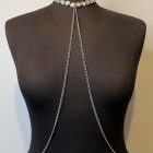 diamantaire bodychain Unique Handmade Upcycled Jewelry The D.A.M Designs rhinestones statement accessories